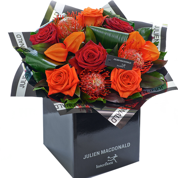 Julien Macdonald Dazzling Autumn Rose Hand tied