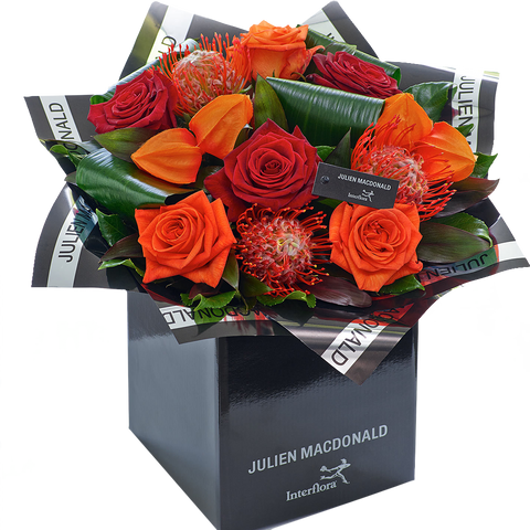 Julien Macdonald Dazzling Autumn Rose Hand tied