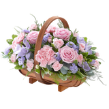 Mixed Basket Pink and Lilac