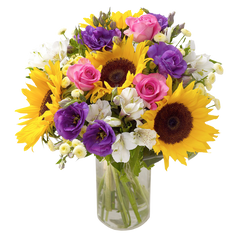 Sunflower Hand tied