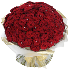 Ultimate 100 Grand Prix Rose Hand tied